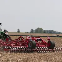 Le déchaumeur à disques indépendants Horsch Joker 6 RT mesure 6,15 mètres de large.