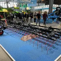Le prototype de herse étrille Lemken dispose de 8 rangées de dents.
