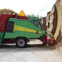 La mélangeuse automotrice Sherpa 100 % électrique de Strautmann est capable de préparer jusqu’à 16 tonnes de ration avec une seule charge de batterie.