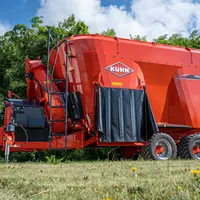 Les mélangeuses à vis verticales Kuhn Profile 2.M se déclinent en cinq modèles de 16 à 25 m3.