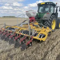 Commercialisé en France par Stecomat, le fissurateur LDL de Grange Machinery se complète en option d'un semoir de petites graines.