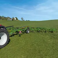 Les faneuses semi-portées Krone Vendro C n'offrent qu'une seule largeur de travail de 11,20 m