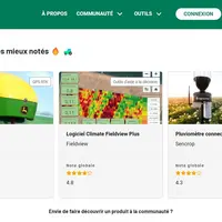 Le site Agrinovateur est un espace communautaire d'échange et de notation des nouvelles technologies autour du monde agricole.