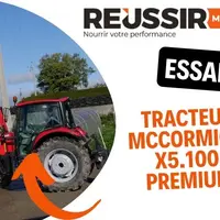Le McCormick X5.100 a été testé par Anthony Potey, associé du Gaec Potey, et Nicolas, le salarié.