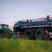 La gamme de tonnes à lisier Big Foot de Fliegl est équipée de pneumatiques de grande dimension.