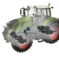 Aucune canalisation ne dépasse sur les côtés du tracteur avec le système Vario Grip de Fendt.