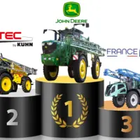 John Deere prend la place de leader des pulvérisateurs automoteurs en France.