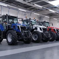 Massey Ferguson dispose à l'usine d'un atelier de personnalisation poussée des tracteurs avec une équipe de techniciens dédiée.
