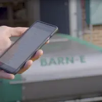 Appli Smartphone Joz pour gérer le robot Barn-E
