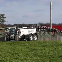Tonne à lisier Typhon de 21 m3 de Mauguin Citagri avec rampe à pendillards
