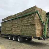 Autre exemple de système sécurisant le chargement avec des poutres latérales, agissant à une certaine hauteur et sur une surface limitée.