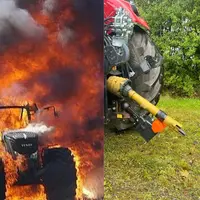 Le dispositif FireSafe de Siwi autorise un dételage instantané de la presse en cas de départ de feu sur celle-ci.