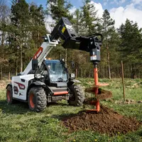 Le nouveau chargeur télescopique Bobcat TL 25.60 dispose de la reconnaissance automatique des outils.