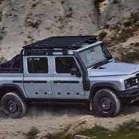 Le pick-up Grenadier Quartermaster d'Ineos Automotive est animé au choix par un moteur essence ou diesel fourni par BMW. 