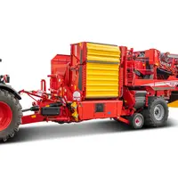 La nouvelle génération d'arracheuses de pomme de terre traînée deux rangs Grimme Evo 280 gagne en polyvalence, en efficacité et en respect des tubercu