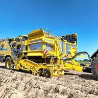 La nouvelle génération d'arracheuses de pommes de terre deux rangs Ropa Keiler II permet de travailler à bas régime.