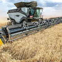 La nouvelle moissonneuse-batteuse New Holland reçoit une coupe jusqu'à 15 m de large. La puissance et le dimensionnement des organes de battage seront
