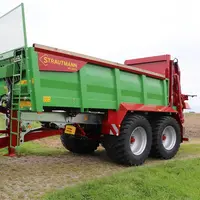 L'épandeur à fumier Strautmann VS 2005 peut être chaussé de pneumatiques 800/45 R 30,5.