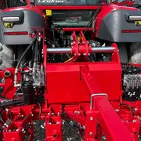 La bineuse Horsch Transformer VS dispose d'un translateur de guidage intégré au châssis.