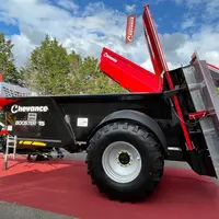 L'épandeur à fumier Booster de Chevance se décline en trois modèles de 12 à 18 m3.