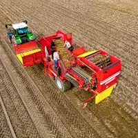L'arracheuse de pommes de terre Evo 260 de Grimme dispose d’un entraînement mécanique ou entièrement hydraulique de toutes les chaînes de tamisage et
