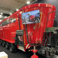 Remorque mélangeuse Peecon de 70 mètres cubes au salon Agritechnica
