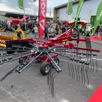 L'andaineur Agram Quad 474 est équipé d'un rotor de 3,90 m de diamètre.