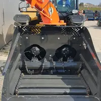 Conçue par VDW avec Juraccessoire, la double turbine de la pailleuse Duo Compact permet de limiter la hauteur hors tout et de dégager la visibilité ve