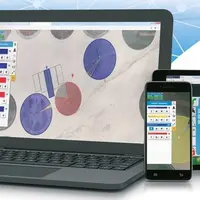 L’interface numérique Digital irrigation 4.0 d’Ocmis est consultable sur PC ou appareil mobile.