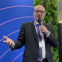 Frédéric Favrot, directeur de GEA France, parlant au micro au Space 2023
