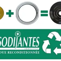 Roue reconditionnée Sodijantes Industrie avec disque d'occasion et jante neuve
