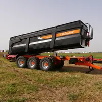 Quatre modèles de 14 à 24 t composent la gamme de bennes MG d'Agram.