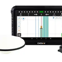 Le système de guidage manuel Guide 10 de CHC Nav fonctionne avec une antenne de réception Egnos.