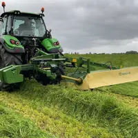 Faucheuse Krone EasyCut R 450 avec contrepoids automatique