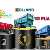 Rolland reste leader du marché des bennes agricoles en France. Lambert et Maupu sont au coude à coude.