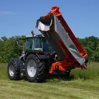 Faucheuse portée Kuhn GMD 3515 en position de transport