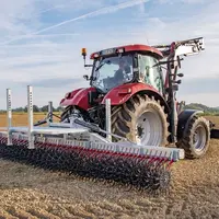 Houe rotative Fliegl au travail