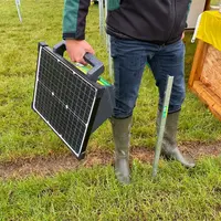 Le piquet de support des électrificateurs Patura P240 Solar et P340 Solar sert également de prise de terre.