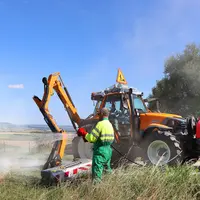 Cuve de lutte contre les incendies de Noremat montée sur tracteur Lindner by Noremat