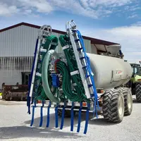 Rampe à pendillards AGMCO sur tonne à lisier Pichon