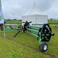 Proposant une largeur de travail de 6,70 à 7,10 m, le Twist 710 de Samasz complète par le haut l’offre en andaineur à râteaux.