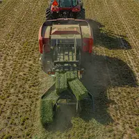 Presse Massey Ferguson SB.1436DB au travail
