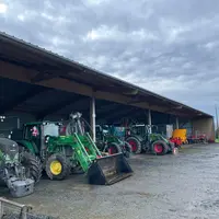 Parc de matériels d'un exploitation agricole