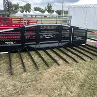 Fourche à ensilage SlurryKat spéciale grosse chargeuse exposée au Salon de l'herbe 2025