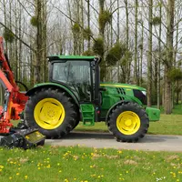 Epareuse Kuhn avec tracteur John Deere