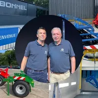 Pierre Bonnel et son père Daniel Bonnel de la société Bonnel du Neubourg