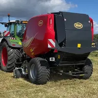 Presse à ballles rondes Vicon VariBale et tracteur Fendt