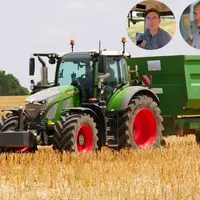 Tracteur Fendt 620 VarioDrive avec benne Coutand