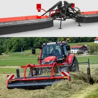 Faucheuse Sip Disc A 800 D et Andaineur Sip Air F Alp avec tracteur Lindner