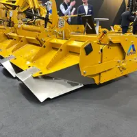 Fraise rotative Alpego Tyson en 7,5 m de largeur de travail avec des capes de buttage.